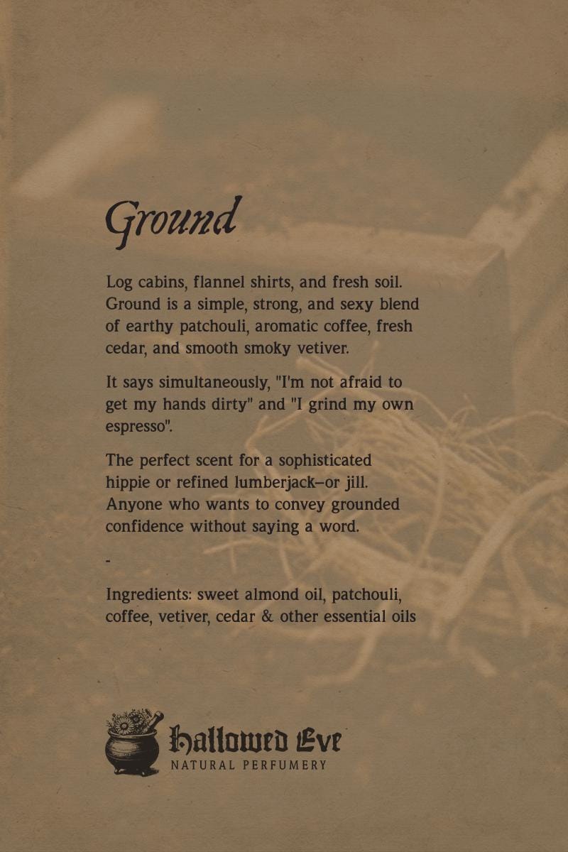 Ground - Natural Perfume Oil __etsy:8149822222
