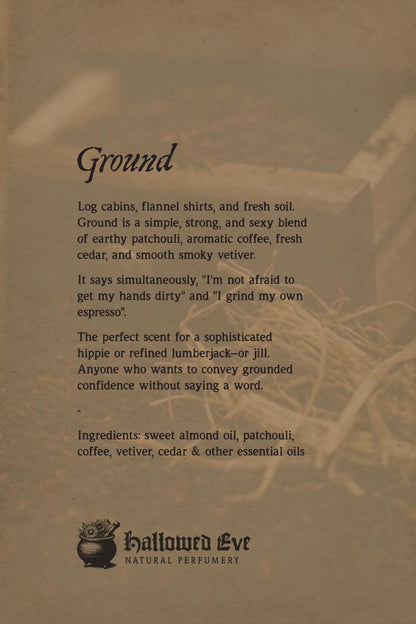 Ground - Natural Perfume Oil __etsy:8149822222