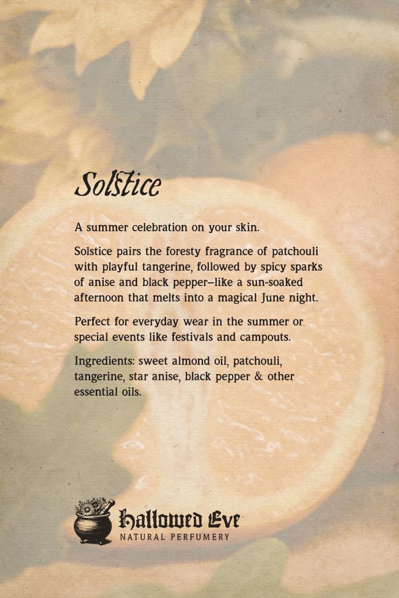 Solstice - Natural Perfume Oil __etsy:8197716941