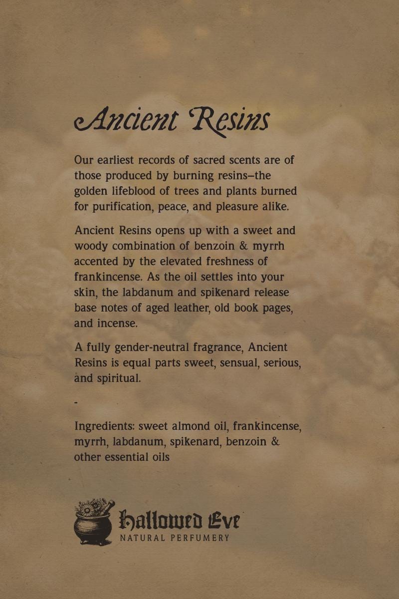 Ancient Resins __etsy:8153767356